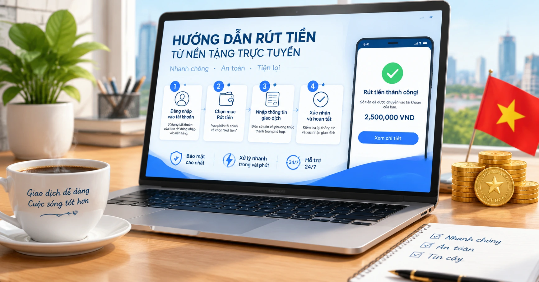 Cách rút tiền 33win nhanh chóng và an toàn cho người chơi Việt Nam - image 3