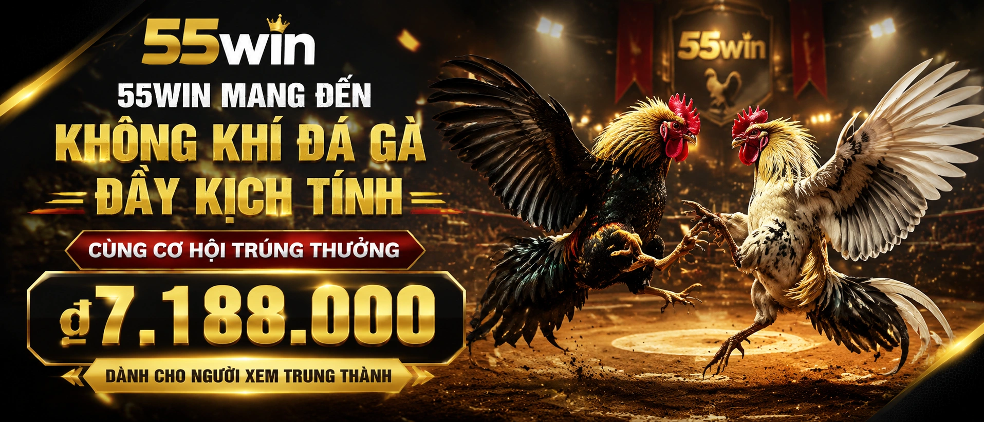 Giao diện Đá Gà trực tiếp trên 55win